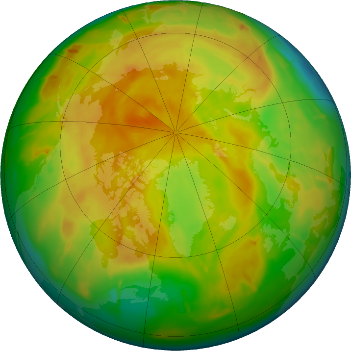 Arctic ozone map for 04 May 2011